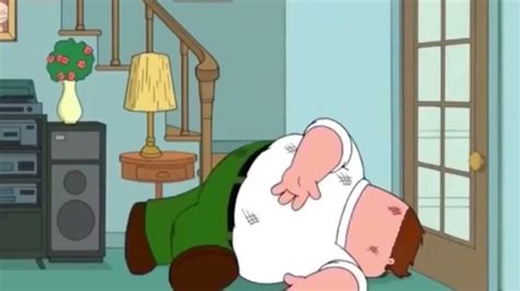 peter griffin falling down stairs